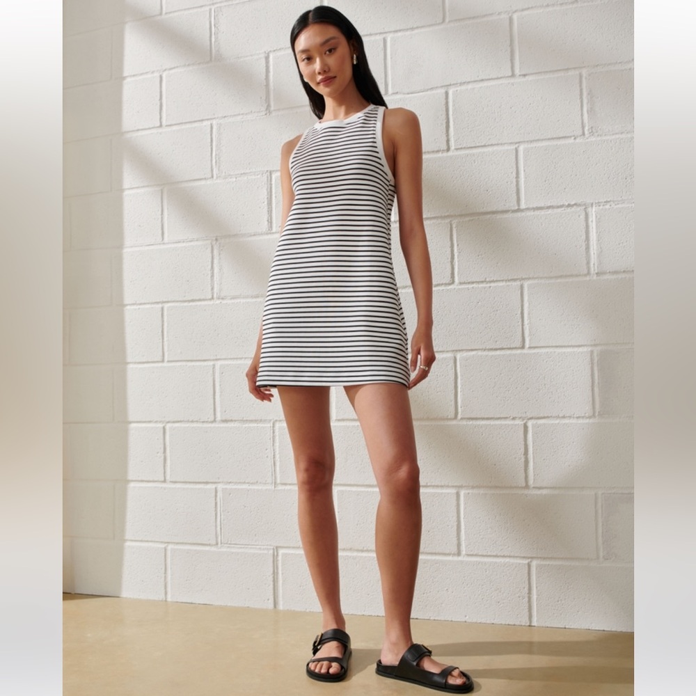 Striped Sleeveless Dress